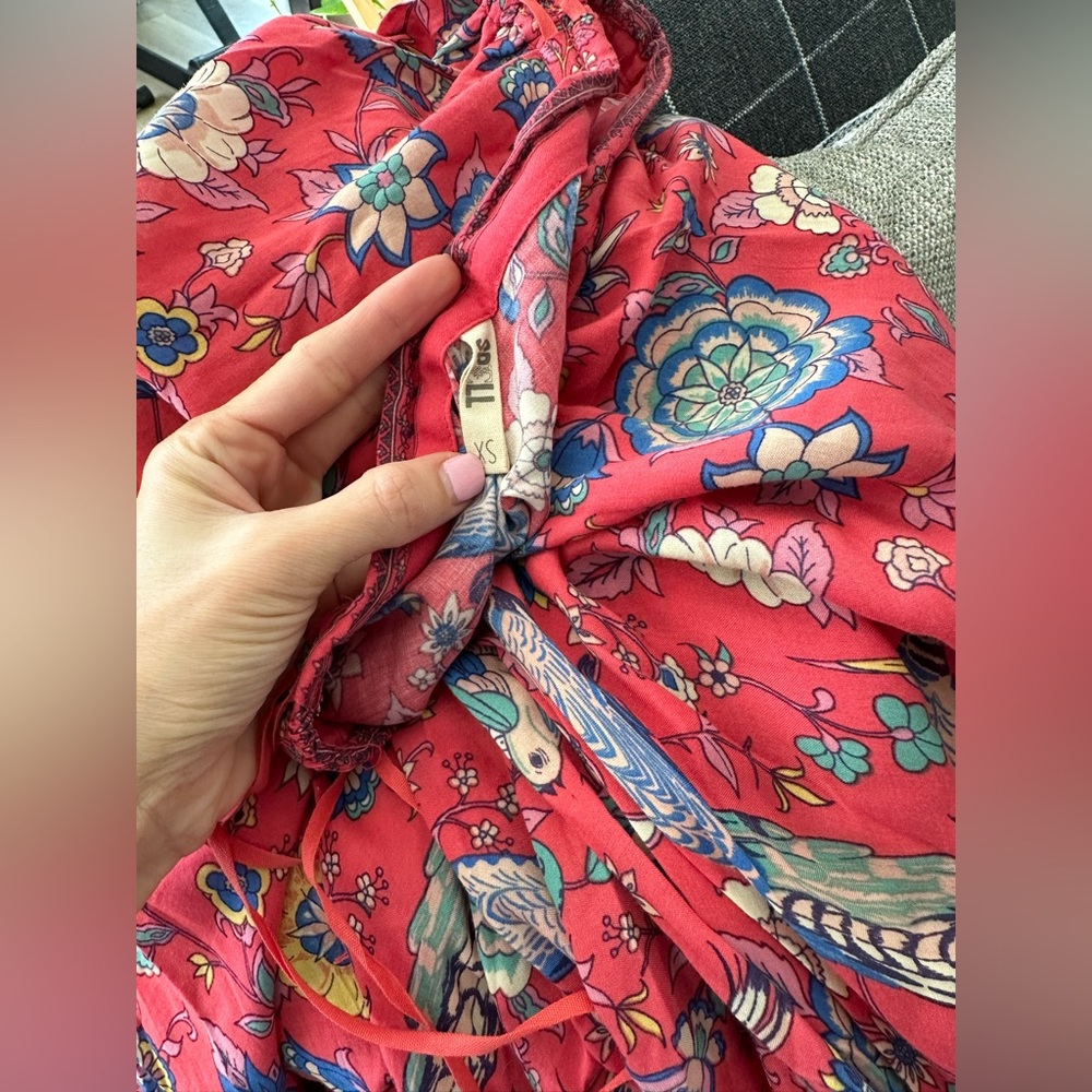 🌙SOLD✨Lovebird 🐦⬛Half Moon Skirt Rose - Picture 8 of 10